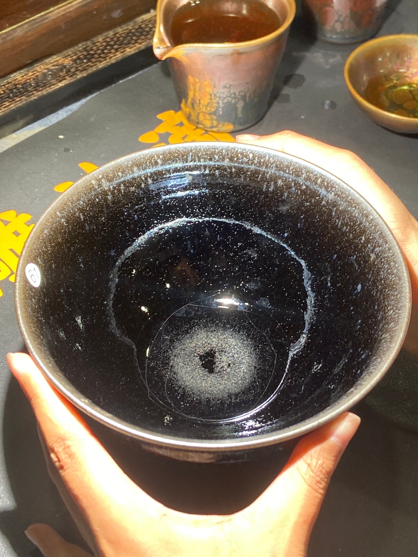[Claire]Flower Carving Oil Drops/Non-heritage Inheritor/The First People of Rainbow Glaze| JiGuoping8-17