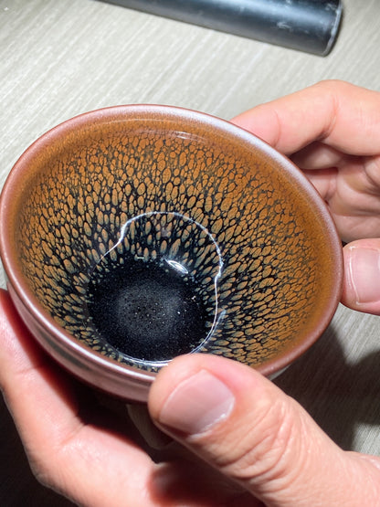 [No.1 teacup]Jianzhan/Senior craft artist, the first student of Huangmeijin/ Master Ye Shiming 12-19