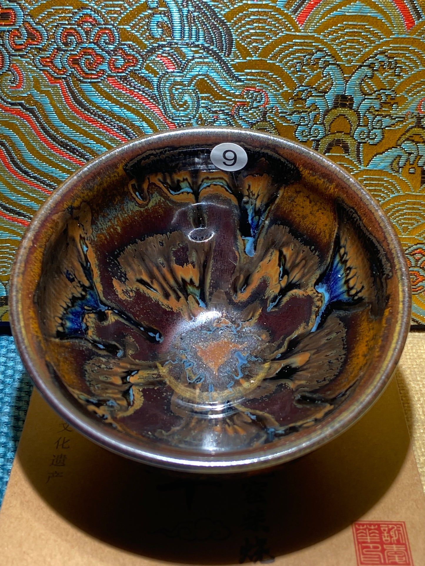 [No.1 Tea Cup]Wood fired landscape founder/ First person pinched pottery | Master Xie Aihua 12-6