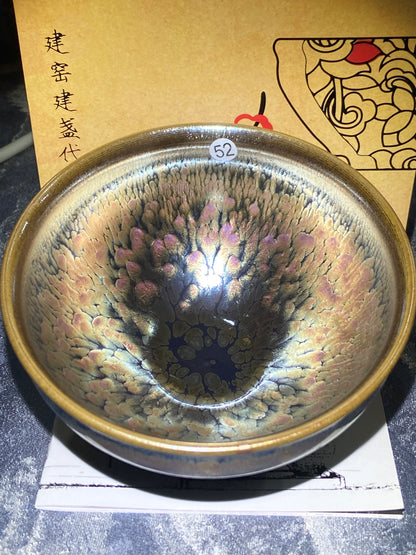 [Claire]Flower Carving Oil Drops/Non-heritage Inheritor/The First People of Rainbow Glaze| JiGuoping10-9