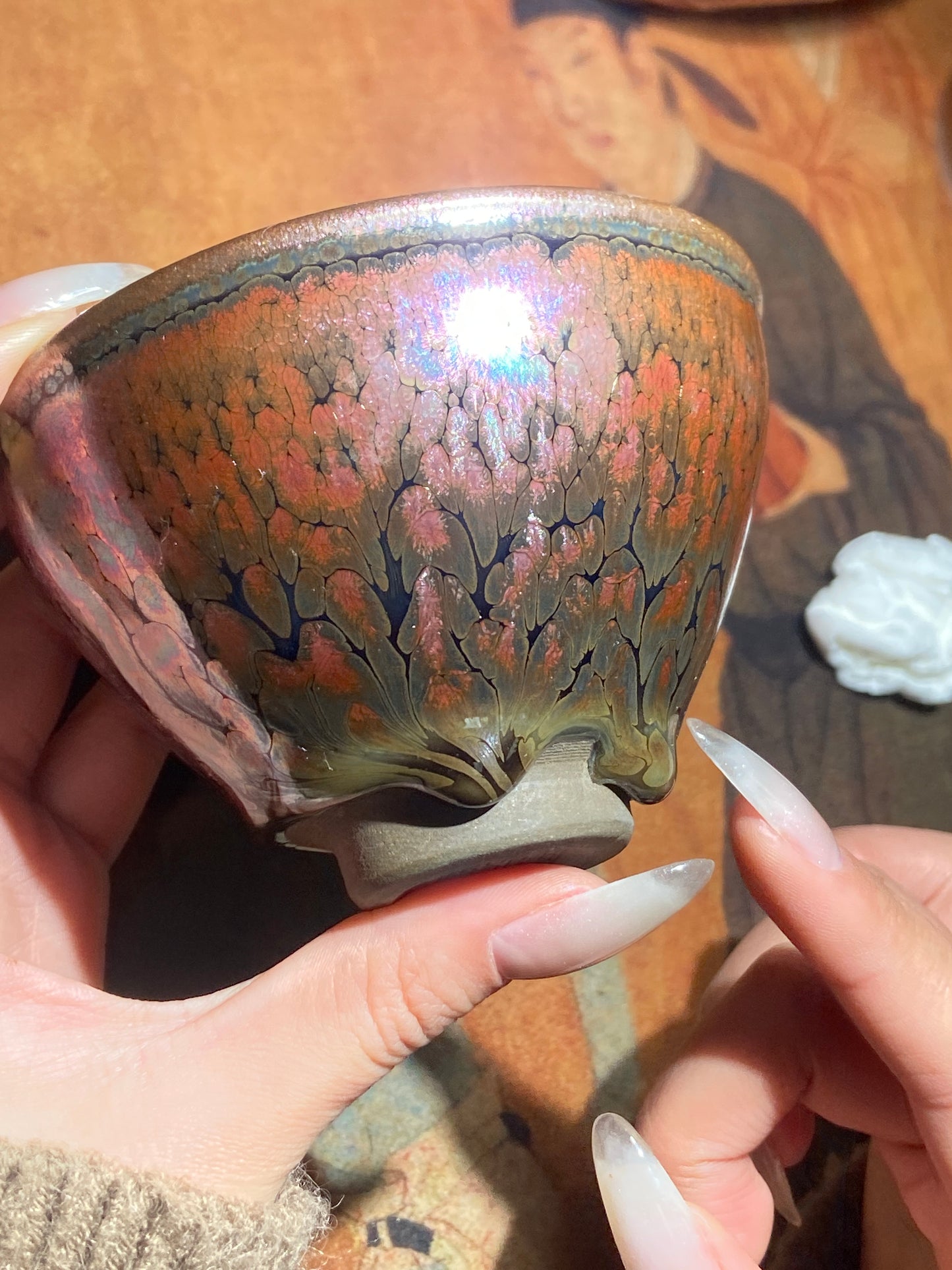 [No.1 teacup] National Level Technoligist Master/Ancient Firing Method/ National Gift Master / Incense Ash Glaze| Master ChenZhengmin 1-2