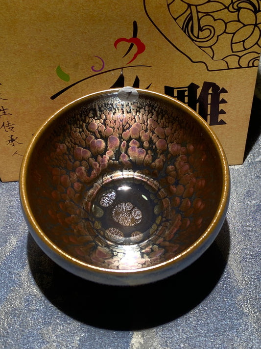 [Tiki]Flower Carving Oil Drops/Non-heritage Inheritor/The First People of Rainbow Glaze| JiGuoping11-13
