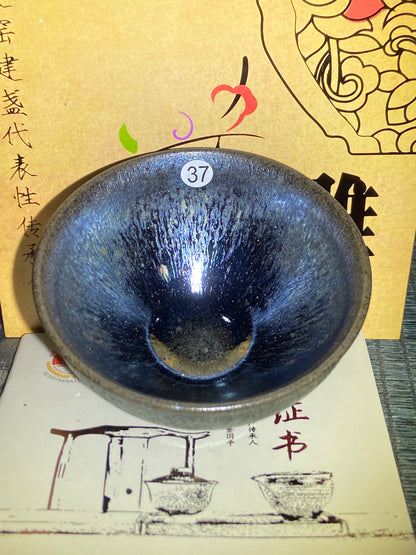 [Claire]Flower Carving Oil Drops/Non-heritage Inheritor/The First People of Rainbow Glaze| JiGuoping9-15