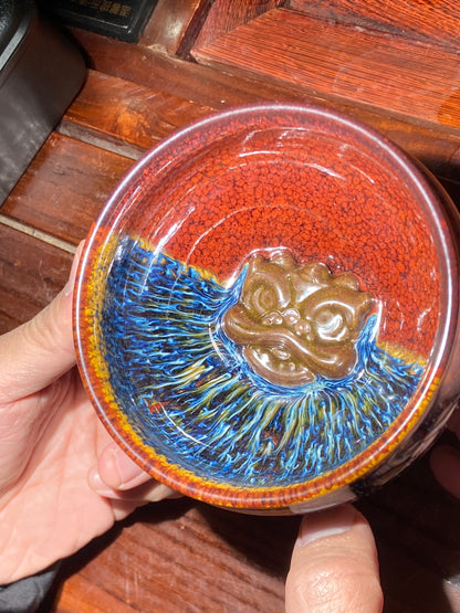 [Tiki Pick]Senior Craft Artist/ National Junior Technologist/ Founder of Gold Silk Blue Peacock Glaze| Master Caoweijun 11-30