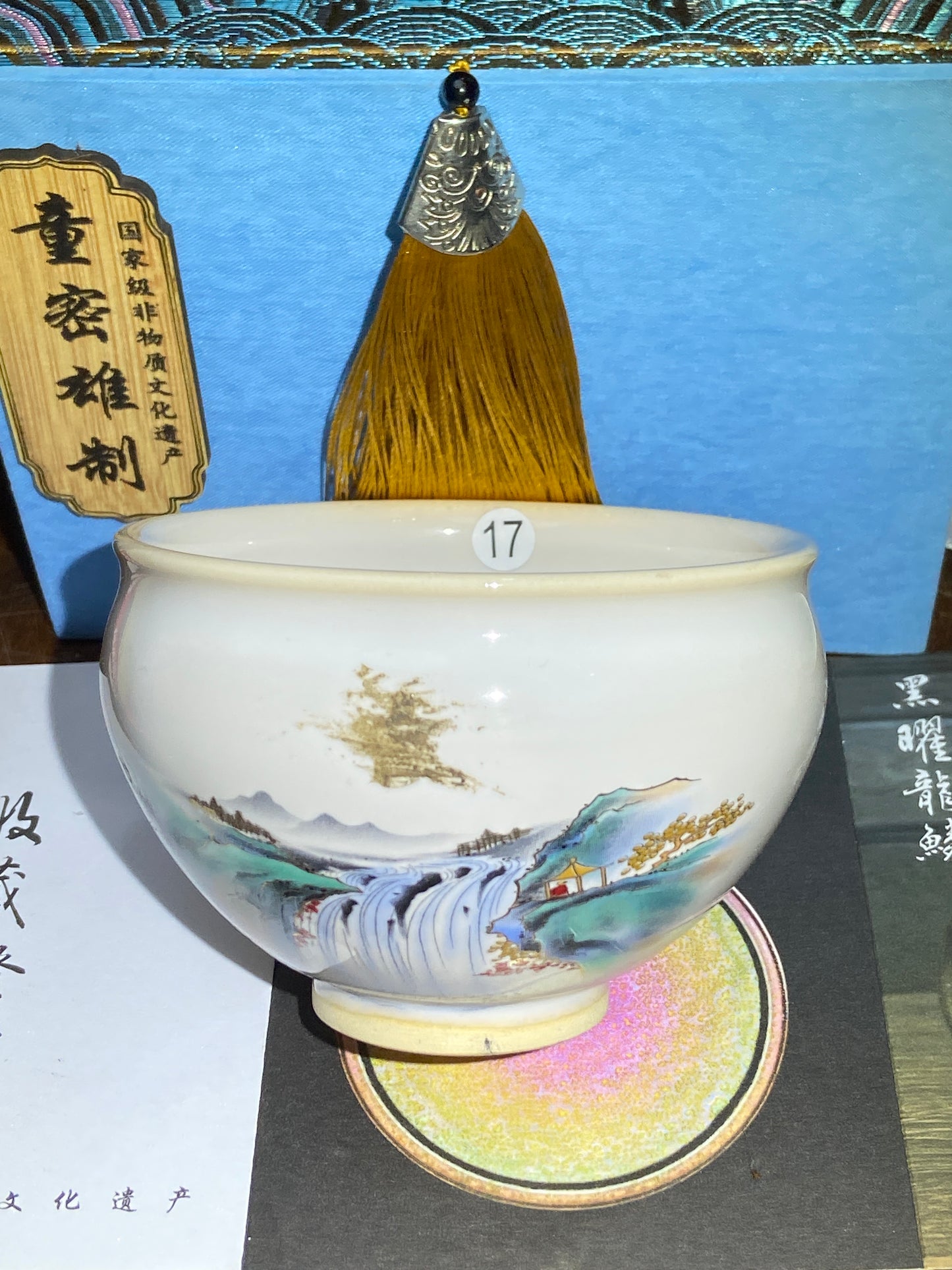 [Claire Pick]Chinese Technologist /Chinese National Gift Artist/ Reversible REDOX technique | Master DongMixiong8-24