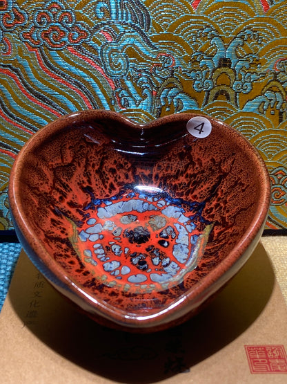 [No.1 Tea Cup]Wood fired landscape founder/ First person pinched pottery | Master Xie Aihua 12-6