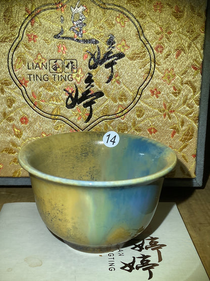 [No.1teacup]Jianzhan/The youngest ceramic master in Fujian Province, the first person to burn ashes/ Master Liantingting 3-5
