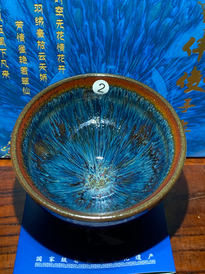 [Tiki Pick]Senior Craft Artist/ National Junior Technologist/ Founder of Gold Silk Blue Peacock Glaze| Master Caoweijun 11-30