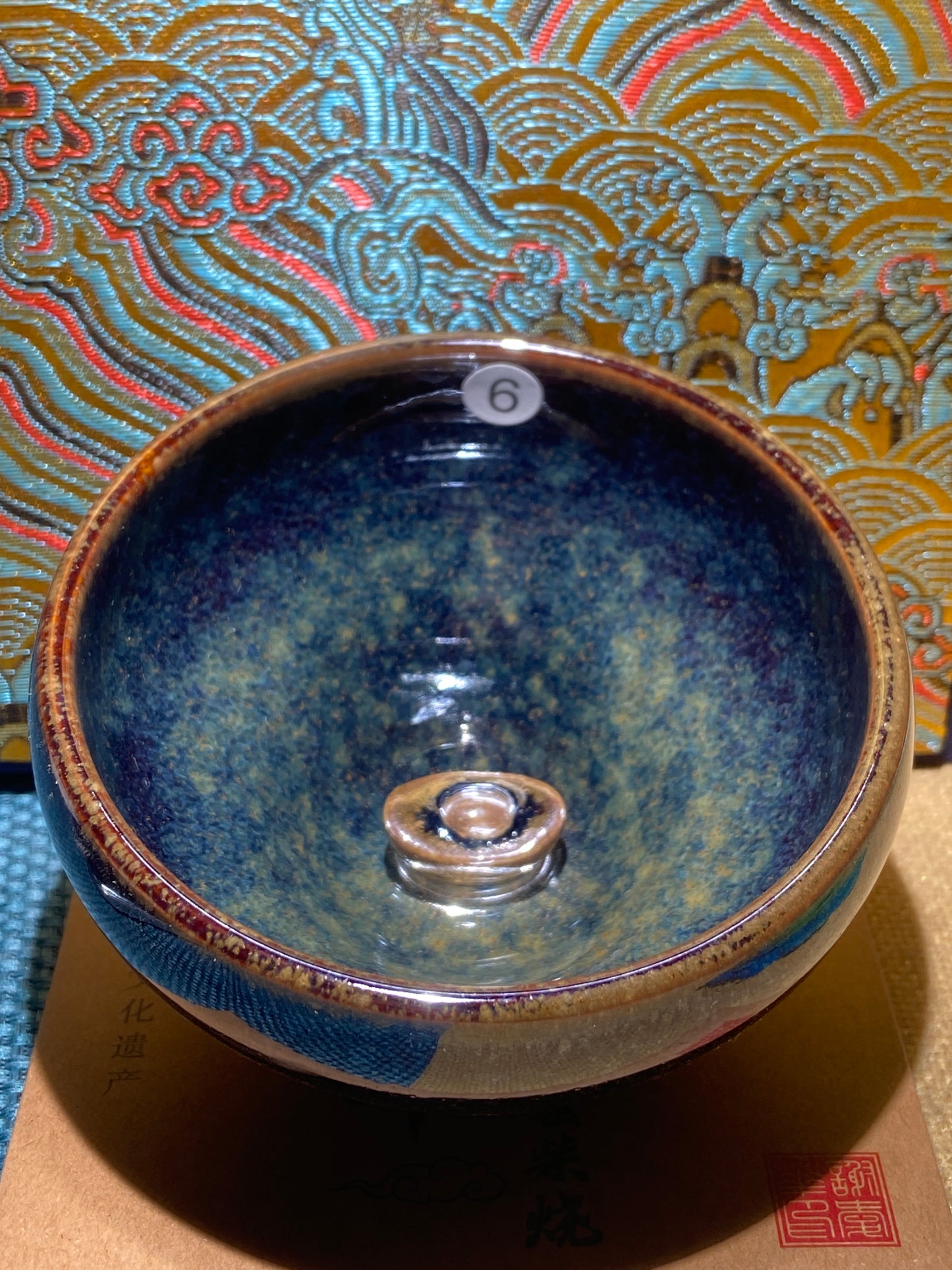 [No.1 Tea Cup]Wood fired landscape founder/ First person pinched pottery | Master Xie Aihua 12-6