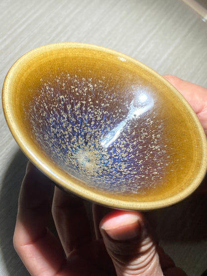 [No.1 teacup]Jianzhan/Senior craft artist, the first student of Huangmeijin/ Master Ye Shiming 12-19