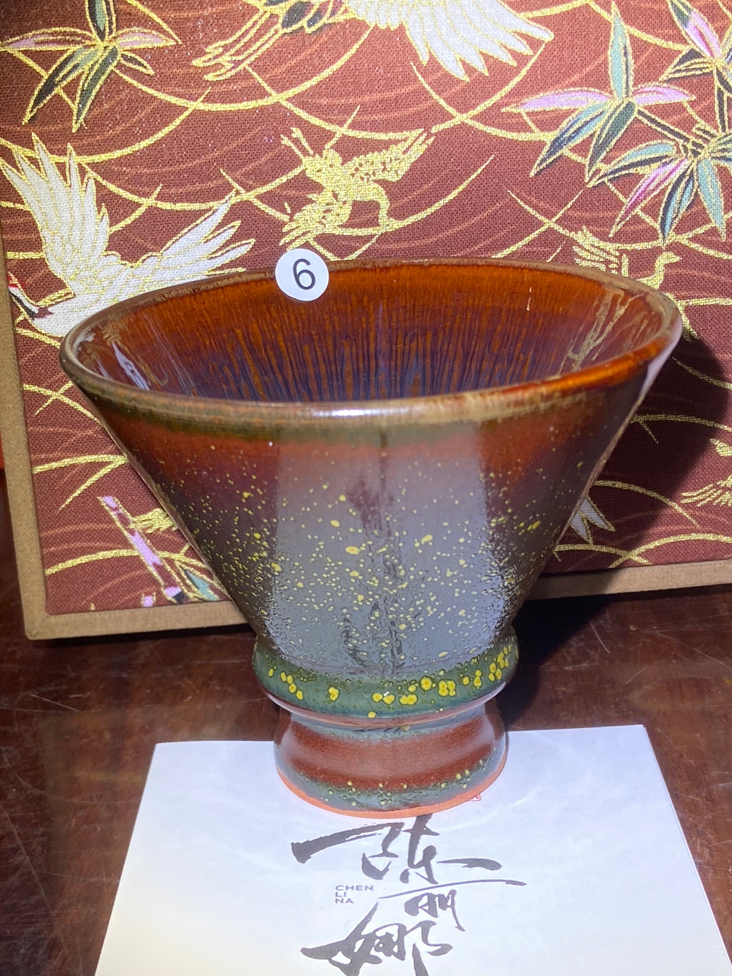 [No.1 teacup]National Senior Skilled Ceramic Craftsman |Master Chen Lina  3-1
