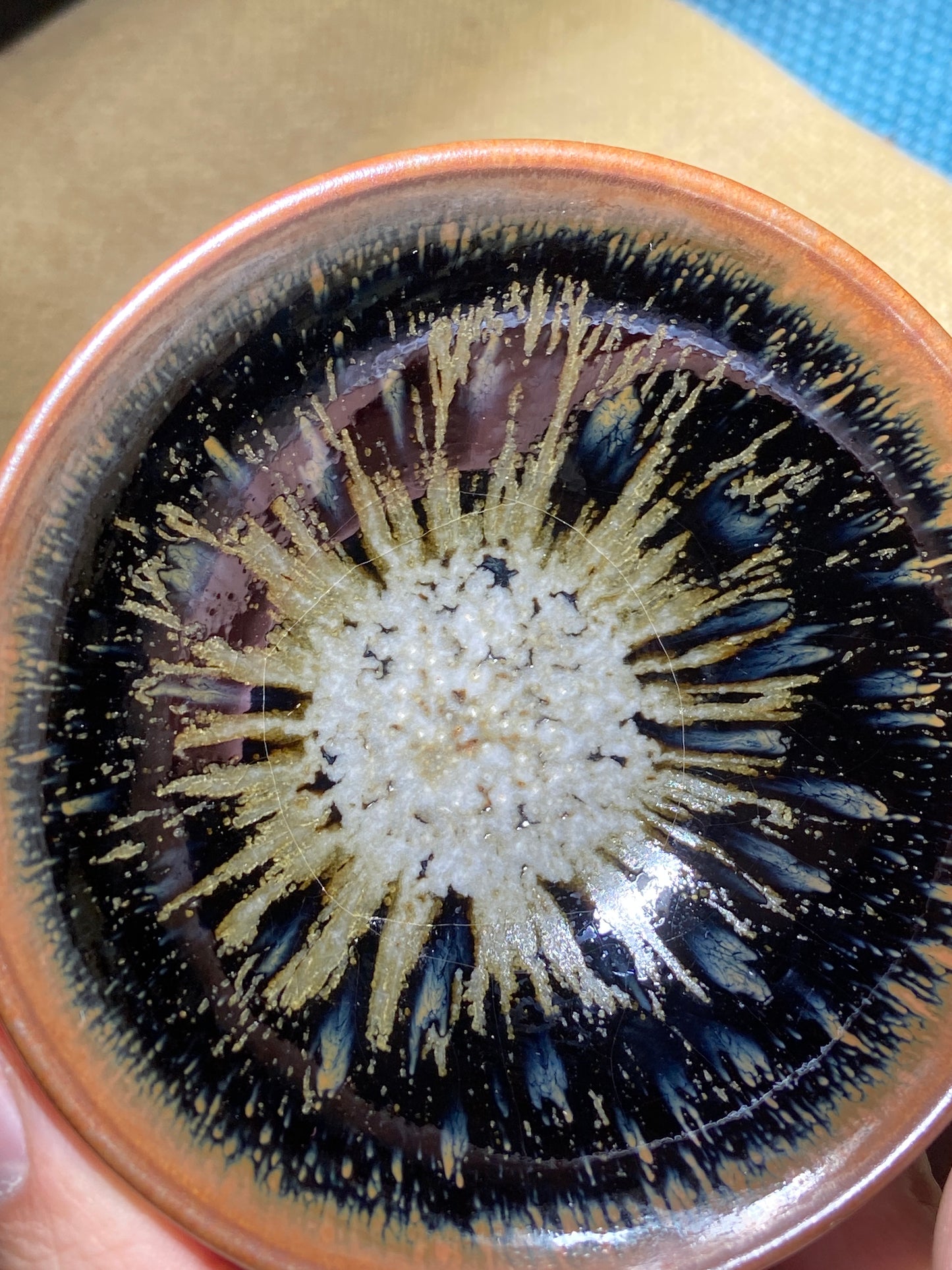 [No.1 Tea Cup]Wood fired landscape founder/ First person pinched pottery | Master Xie Aihua 12-6