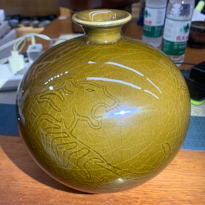 Master zhi jing handwork  Big vase