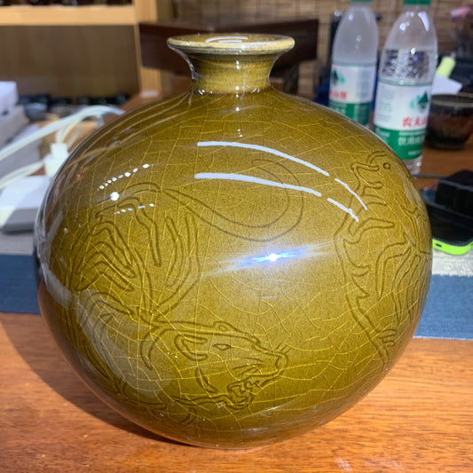 Master zhi jing handwork  Big vase