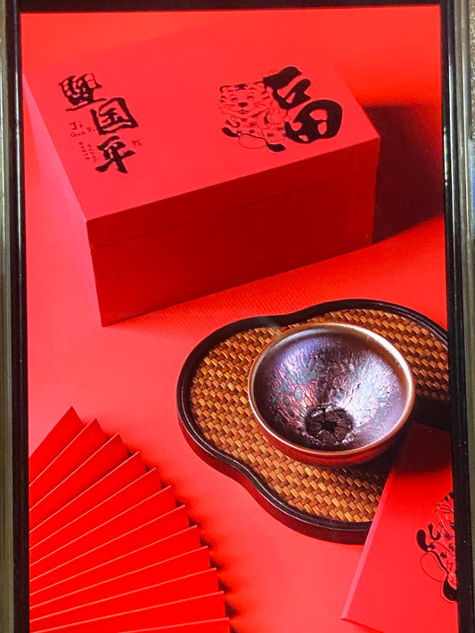[Claire]Flower Carving Oil Drops/Non-heritage Inheritor/The First People of Rainbow Glaze| JiGuoping8-17